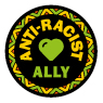 Anti-racist ally logo